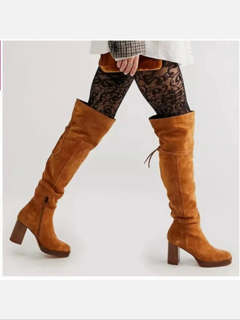 Free People Platform Echo OTK Boots